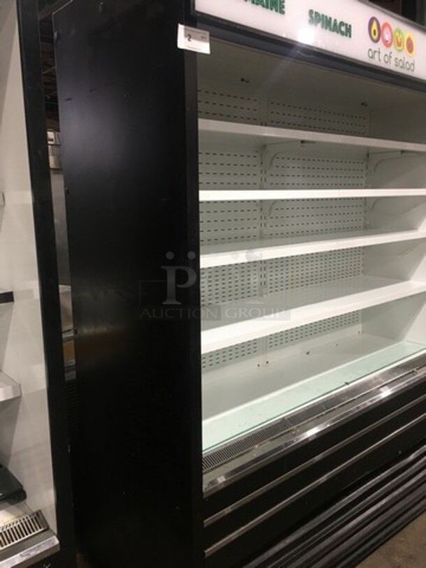 COOL! LATE MODEL! 2018 Turbo Air Commercial Refrigerated Grab-N-Go Open Case Merchandiser! WORKING WHEN REMOVED! Model: TOM72EBN SN: H2T2E72D5002 220V 60HZ 1 Phase - Image 4 of 10