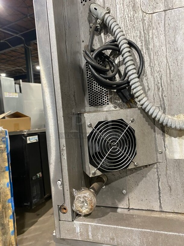 Blodgett Stainless Steel Commercial Natural Gas-Powered Full-Size Convection Oven Over Half Size Convection Oven w/ Solid Door, View Through Door! On Casters! 2X Your Bid Makes One Unit! - Image 10 of 11