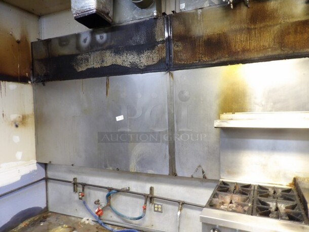 Stainless Vented Wall Panels for Hood System. Suspended with All Thread.
7'x5'10"
Your Bid x 2

**LABOR FOR REMOVAL ADDITIONAL FEE, CONTACT MISSOURI DIVISION FOR LABOR QUOTE OR ADDITIONAL QUESTIONS. - Image 2 of 2