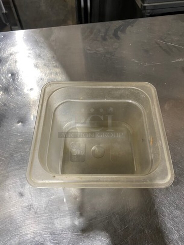 ALL ONE MONEY! Thunder Group Clear Poly 1/6x4" Food Containers! - Image 3 of 6