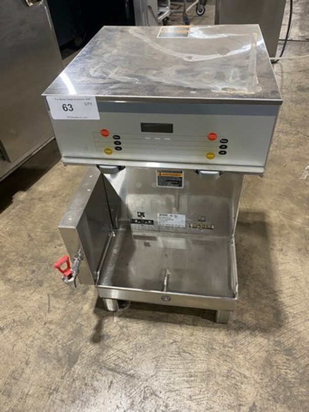Bunn Commercial Countertop Dual Coffee Brewing Machine! All Stainless Steel! On Small Legs! Model: DUALSHDBC SN: DUAL111224 120/208V 60HZ 1 Phase - Image 1 of 7