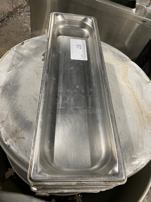 ALL ONE MONEY! Commercial Steam Table/ Prep Table Food Pans! All Stainless Steel! - Image 3 of 5