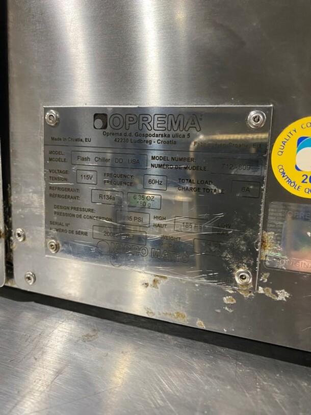 Micro Matic Commercial Stainless Steel Flash Chiller! MODEL 712A809 SN: 2008211265 115V - Image 7 of 8