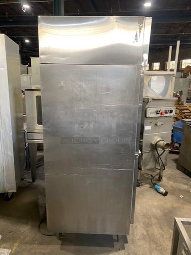 Victory Commercial Single Door Refrigerated Dough Retarder! Can Fit Roll In Rack! All Stainless Steel! On Legs! RACK NOT INCLUDED! Model: RS1DS7EW SN: B0381930 115V 60HZ 1 Phase - Image 2 of 9