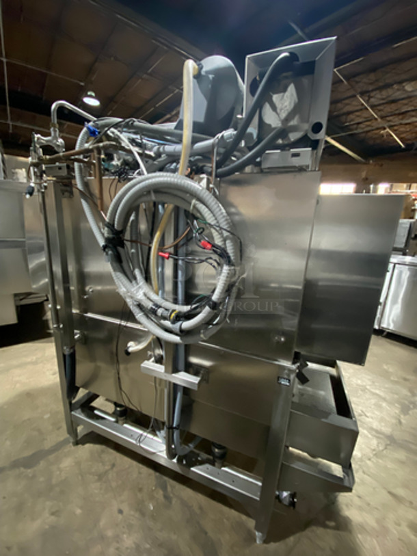SWEET! CMA Commercial Conveyor Pass Through Dishwasher! All Stainless Steel! On Legs! Model: ETEMP SN: 222621 208/240V 3 Phase - Image 3 of 11