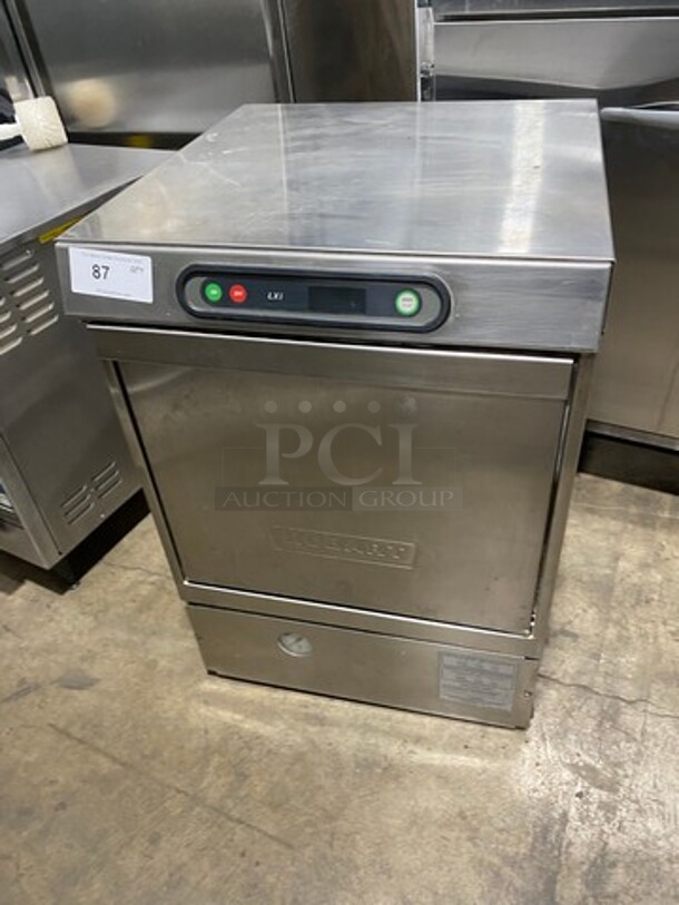 Hobart Commercial Undercounter Heavy Duty Dishwasher! With Poly Dish Rack! All Stainless Steel! Model: LXIH SN: 231066373 120/208-240V 60HZ 1 Phase - Image 1 of 9