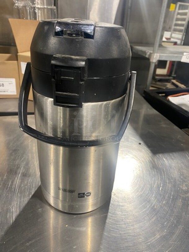 Bunn Commercial Countertop Coffee Dispenser! Stainless Steel Body! - Image 3 of 9