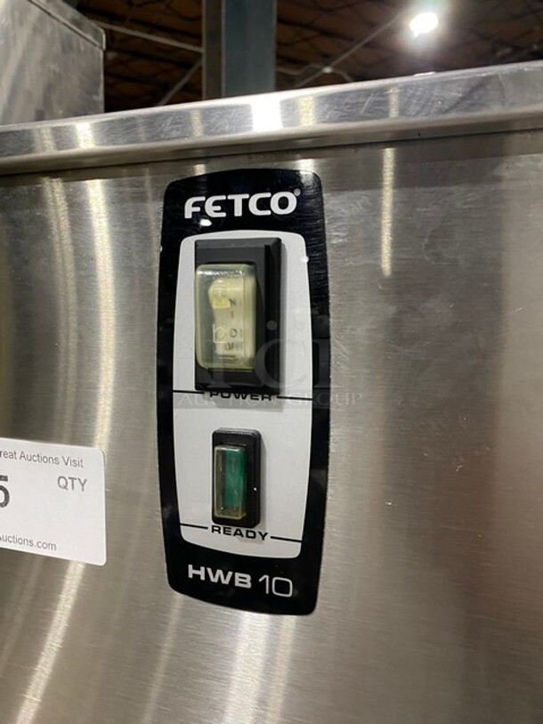 Fetco Commercial Countertop Hot Water Dispenser! All Stainless Steel! Model HWB10MIP Serial 960350171524! 220/240V 3Phase! - Image 7 of 8