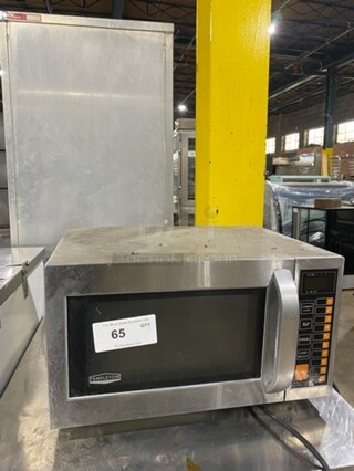 LATE MODEL! 2020 Templeton Commercial Countertop Microwave Oven! All Stainless Steel! Model: AFAGMW002 SN: 5S200400213 120V
