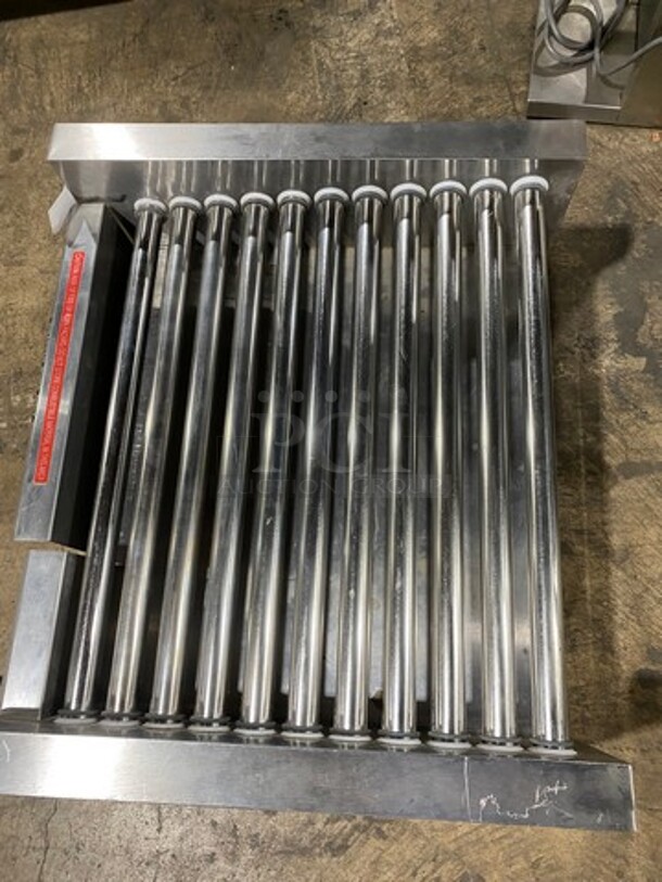 Star Commercial Countertop Hot Dog Roller Grill! With Bun Warmer! All Stainless Steel! - Image 5 of 8