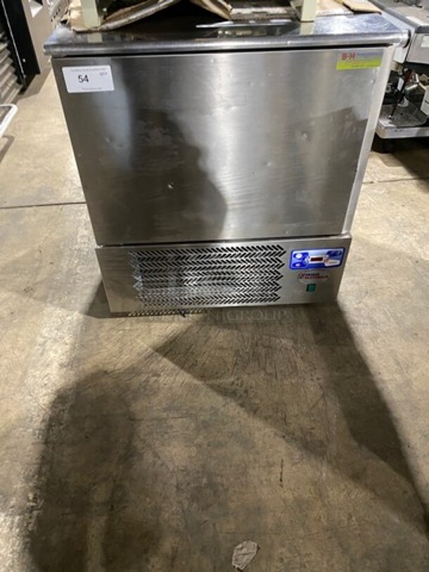 Frigo Electrica Commercial Single Door Under The Counter Blast Chiller! All Stainless Steel! Model: AT05ISO SN: 20122036 230V 60HZ 1 Phase