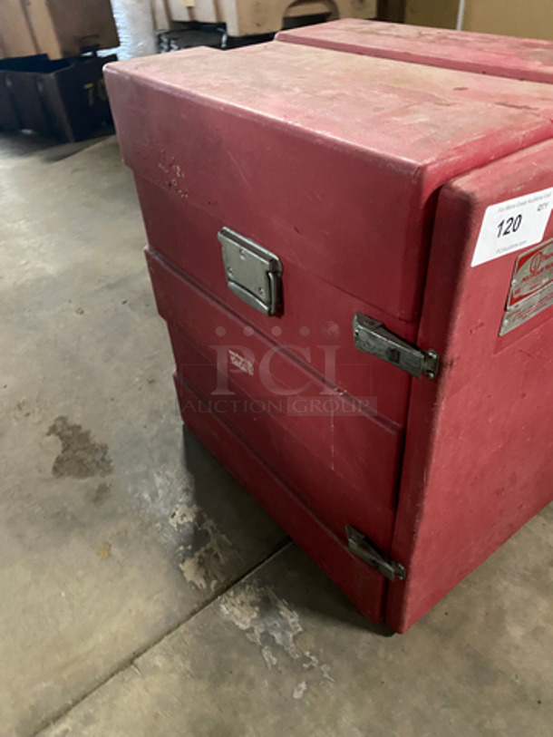 Thermo Safe Insulated Food Pan Carrier! With Side Handles! With Hinged Door! - Image 2 of 5