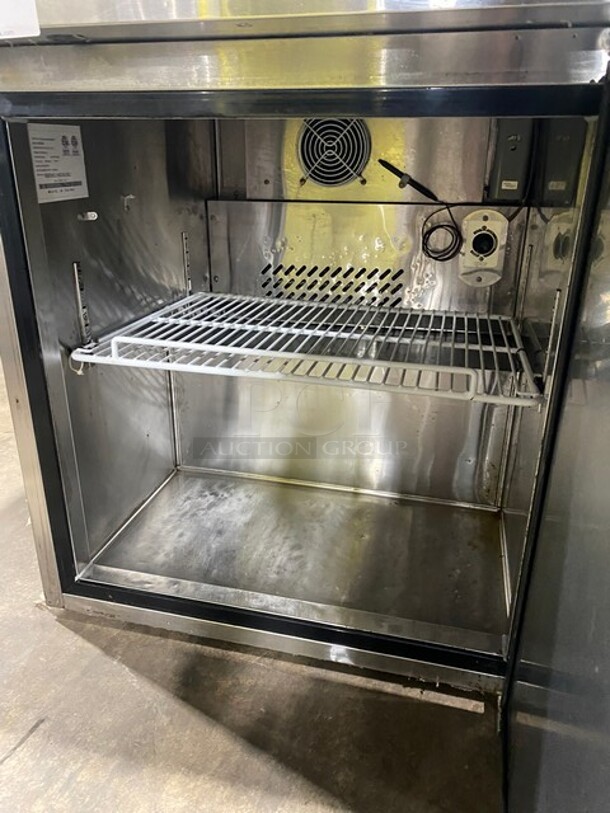 Atosa Commercial Single Door Undercounter Refrigerator! All Stainless Steel! With Poly Coated Rack! 115V 1 Phase! Model: MGF8401 SN: MGF8401140618C4021! - Image 5 of 7