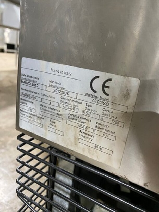 Frigo Electrica Commercial Single Door Under The Counter Blast Chiller! All Stainless Steel! Model: AT05ISO SN: 20122036 230V 60HZ 1 Phase - Image 7 of 8
