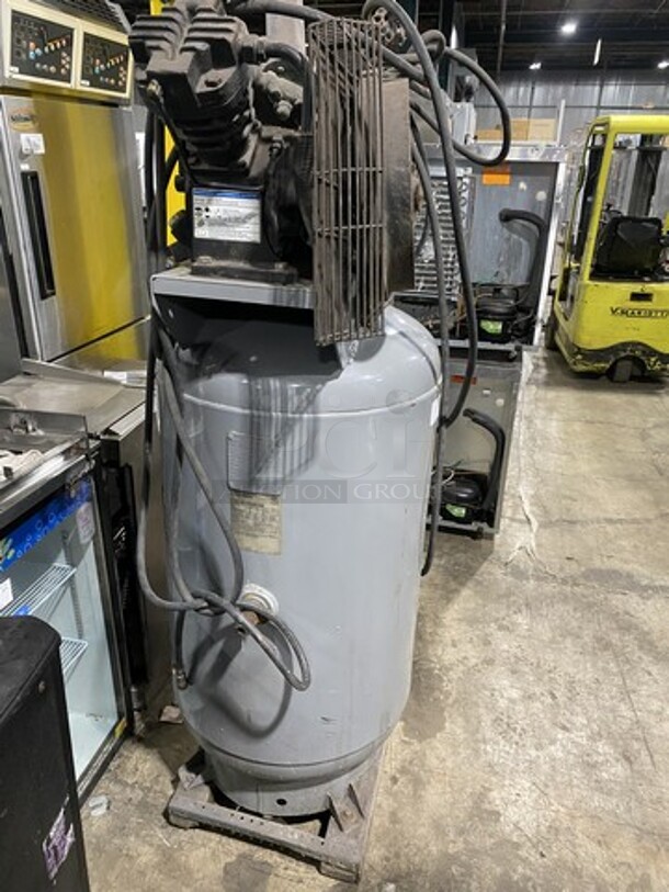 Ingersoll Rand Electric Air Compressor! 2 Stage! 5 Horse Power! 60Gallon Tank! Model 2340! - Image 3 of 8
