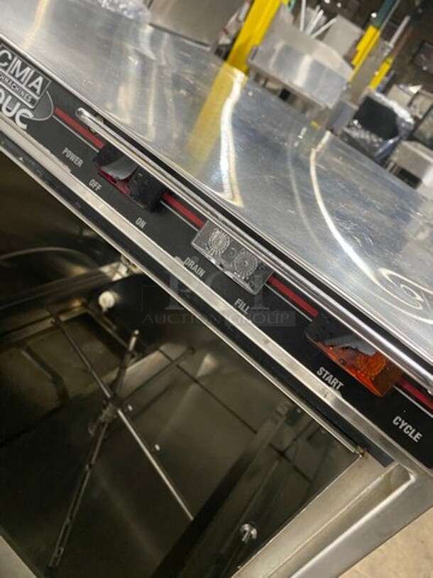 CMA Commercial Undercounter Dishwasher! All Stainless Steel! Model: CMA180UC 208V 60HZ 1 Phase - Image 6 of 8