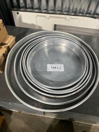 Aluminum Large Cake Pans! 6x Your Bid!