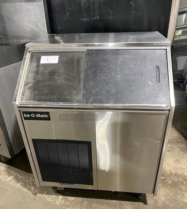Ice-O-Matic Commercial Undercounter Ice Maker Machine! All Stainless Steel! On Legs! Model: EF250A32S SN: 09091280012386! 115V 60HZ 1 Phase! - Item #1102964