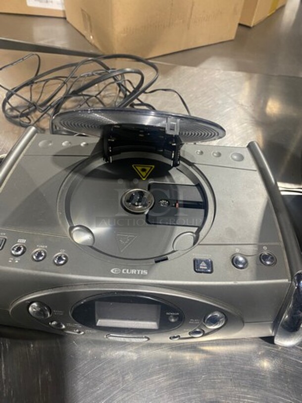 Curtis Countertop CD/ Stereo System! With 2 Speakers! - Image 3 of 10