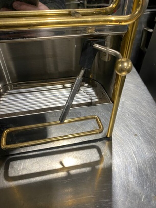 Lavazza Commercial Countertop Single Group Espresso Machine! Stainless Steel Body! Model: ESPRESSOPOINTMATINEE SN: 048187 120V - Image 6 of 9