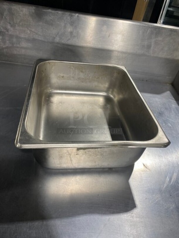 Winco Commercial Steam Table/ Prep Table Food Pans! All Stainless Steel! 5x Your Bid! - Image 2 of 5