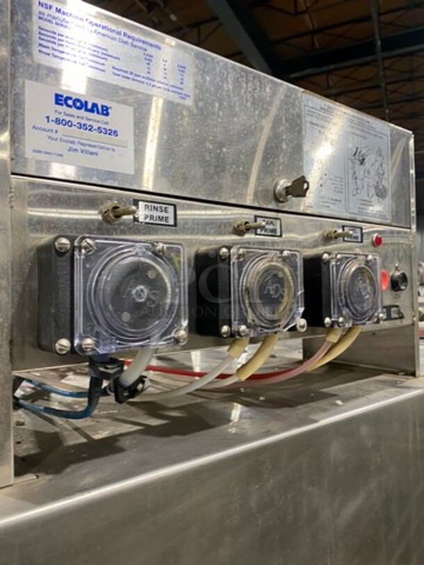 American Dish Service Commercial Heavy Duty Conveyor Pass Through Dishwasher! All Stainless Steel! On Legs! Model: 5AGS SN: 49130 120V - Image 8 of 10
