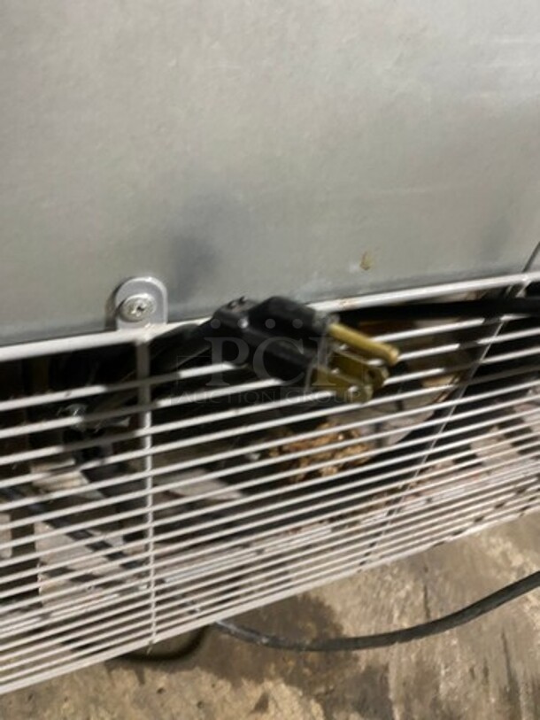 Edesa Commercial 2 Door Reach In Cooler! With Poly Coated Racks! All Stainless Steel! On Casters! Model: EDRR49 SN: 15060371M 115V 60HZ 1 Phase - Image 9 of 9