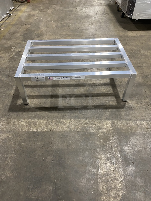 NEW! NEWAGE INDUSTRIAL Aluminum Dunnage Rack! NSF!  - Image 1 of 5