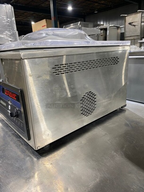 AMAZING! NEW! OUT OF THE BOX! LATE MODEL! Ultra Source Commercial Countertop Vacuum Sealer! Stainless Steel Body! Model: ULTRAVAC250 SN: 3348 120V 60HZ 1 Phase - Image 2 of 10