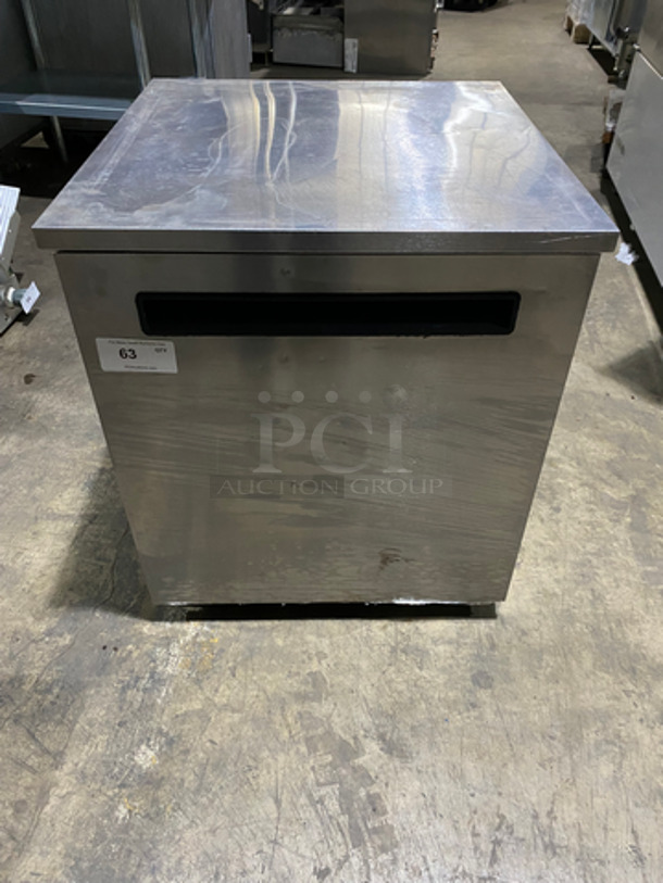 Delfield Enodis Commercial Single Door Lowboy/Worktop Cooler! All Stainless Steel! Model: 406STAR2 SN: 0605036100705T 115V 60HZ 1 Phase