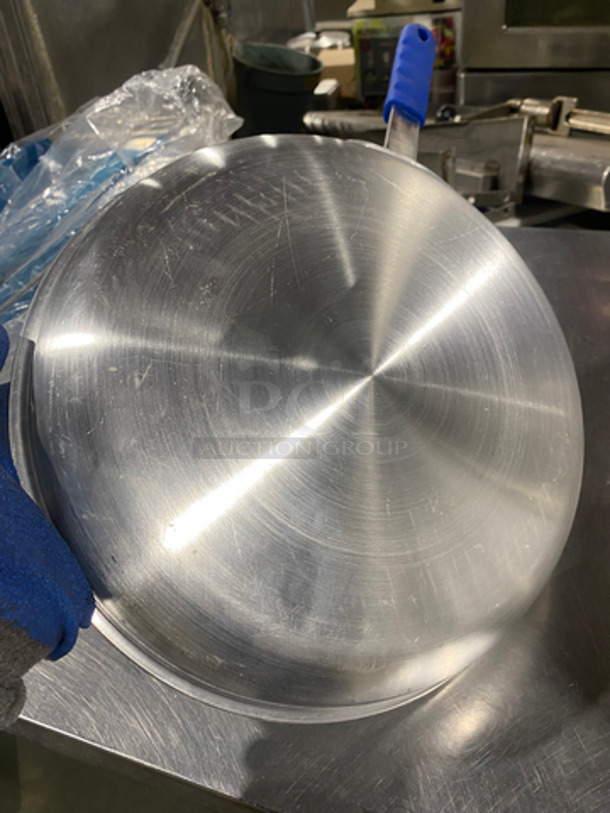 NEW! Winco Commercial Stainless Steel 12" Frying Pans! With Kool Touch Handles! 4x Your Bid! - Image 4 of 5