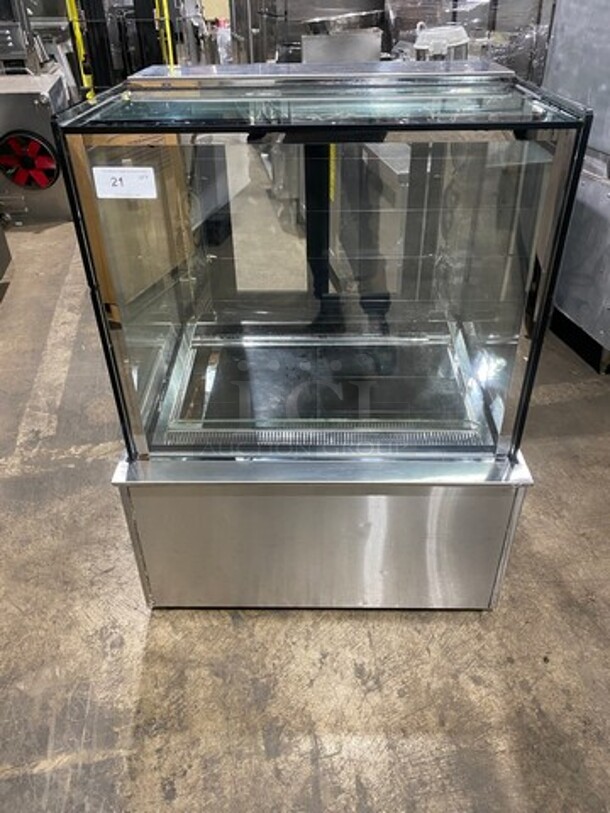 Commercial Refrigerated Bakery Display Case Merchandiser! With Rear Access Doors! Stainless Steel Body! Model: G300BF SN: 2008119S 110V