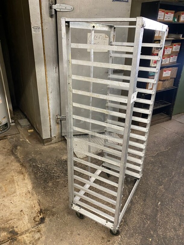 Metal Commercial Pan Transport Rack on Commercial Casters! - Image 2 of 4