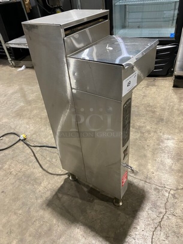 Fetco Commercial Countertop Coffee Brewing Machine! All Stainless Steel! On Legs! Model: CBS2041E - Image 2 of 8