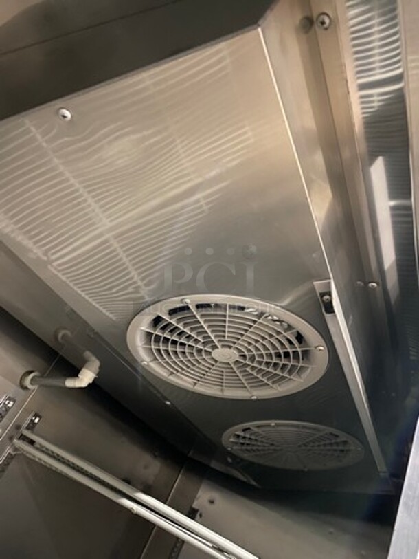 Turbo Air Commercial 2 Door Reach In Freezer! With Poly Coated Racks! All Stainless Steel! On Casters! Model: M3F472 SN: M3F4LAY010 115V 60HZ 1 Phase - Image 7 of 9