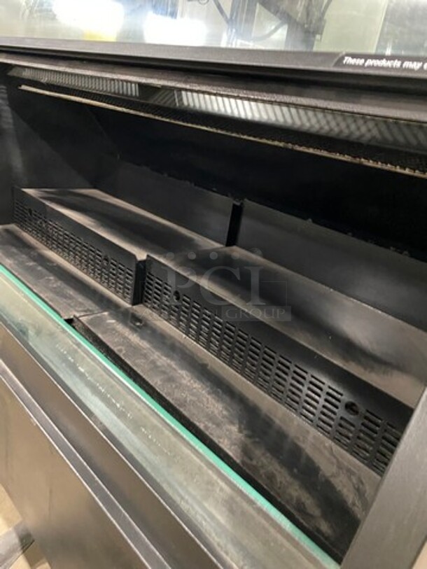 Structural Concepts Commercial Open Grab-N-Go Display Case Merchandiser! With Top Dry Display Case Merchandiser! With Rear Access Doors! NO COMPRESSOR! Model: SB57543631 SN: 597981EI133616 115V 60HZ 1 Phase - Image 8 of 9