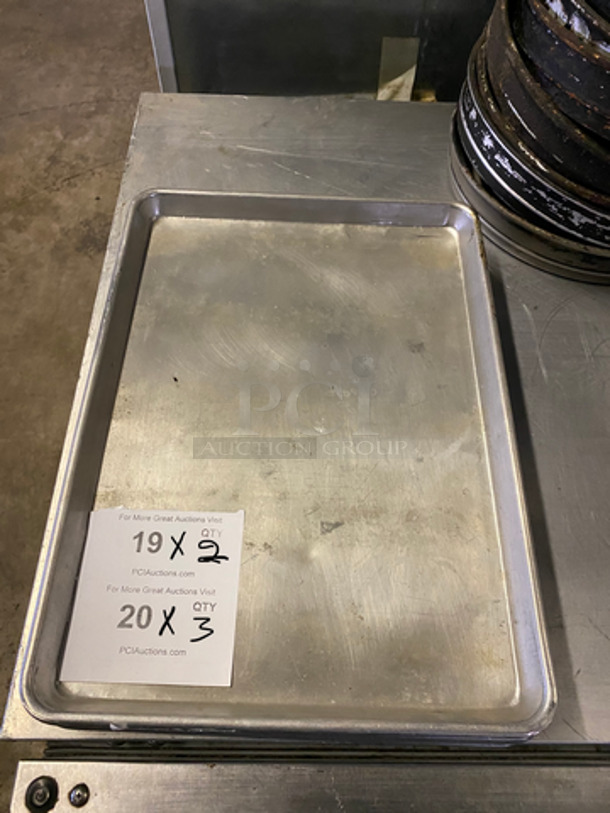 Full Size Metal Baking Sheets! 2x Your Bid!