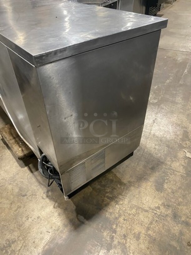True Commercial 2 Door Bar Back Cooler! With Solid Doors! All Stainless Steel! Model: TBB3S SN: 12682008 115V 60HZ 1 Phase - Image 4 of 8