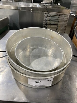 ALL ONE MONEY! Assorted Size Round Baking Pan!