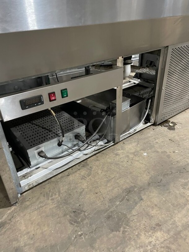 Custom Cool Commercial Refrigerated Open Grab-N-Go Case/Merchandiser! With 4 Shelves! All Stainless Steel! - Image 6 of 7