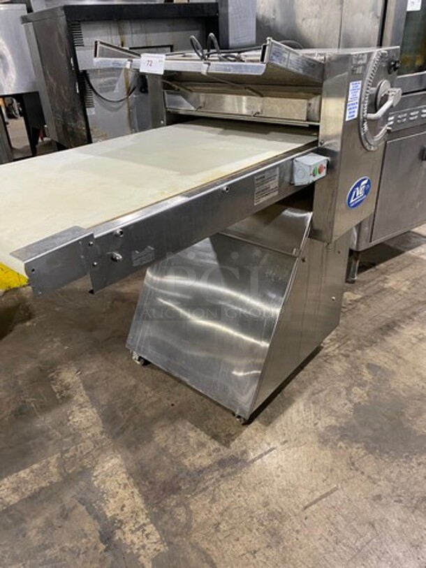 LVO Commercial Floor Style Dough Sheeter/Molder! All Stainless Steel! Model: SM24 SN: SM2404020912 120V60HZ 1 Phase - Image 2 of 10