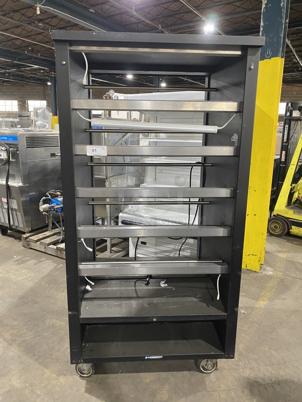 Lakeside Commercial Portable Dry Deli/Bakery Display Rack Merchandiser! On Casters! - Image 1 of 7