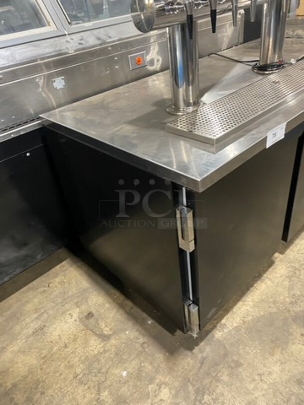 AMAZING! Beverage Air Commercial Refrigerated 10 Tap Cold Brew Coffee Kegerator! With 2 Door Storage Space Underneath! Model: WTR67AHCMMB SN: 13304505 115V 60HZ 1 Phase - Image 2 of 10