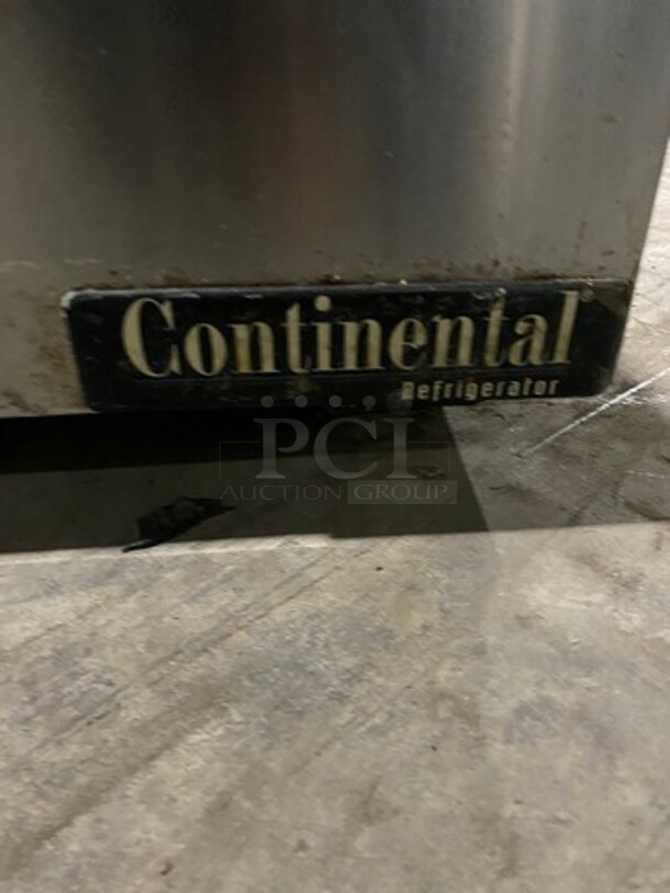 Continental Commercial Single Door Refrigerated Lowboy/Work Top Cooler! All Stainless Steel! Model: SW32N SN: 15987280 115V 60HZ 1 Phase - Image 7 of 11
