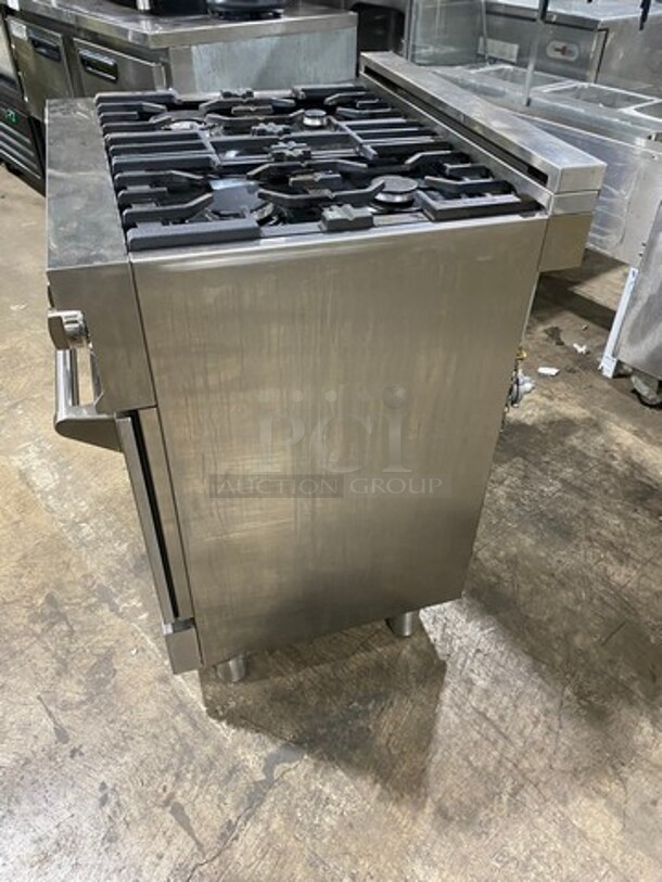 AWESOME! ZLINE Gas Powered 4 Burner Stove! With Oven Underneath! Stainless Steel! On Legs! MODEL RG30
Serial 20071176060  - Image 3 of 11