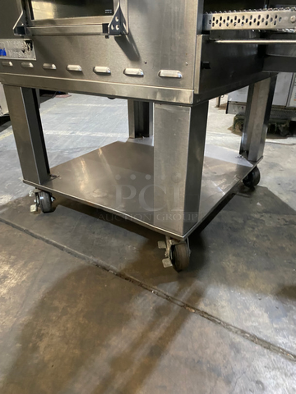 AMAZING! Middleby Marshall Electric Powered Double Conveyor Pizza Oven!  All Stainless Steel! On Casters! 2x Your Bid Makes One Unit! Model: PS536 SN: 571140808 240V 60HZ 3 Phase - Image 9 of 11