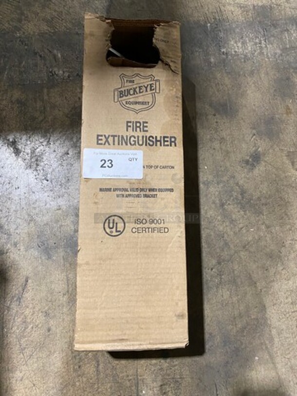 NEW! IN THE BOX! Buckeye Commercial Fire Extinguisher!