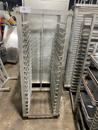 Metal Commercial Pan Transport Rack! On Casters!
