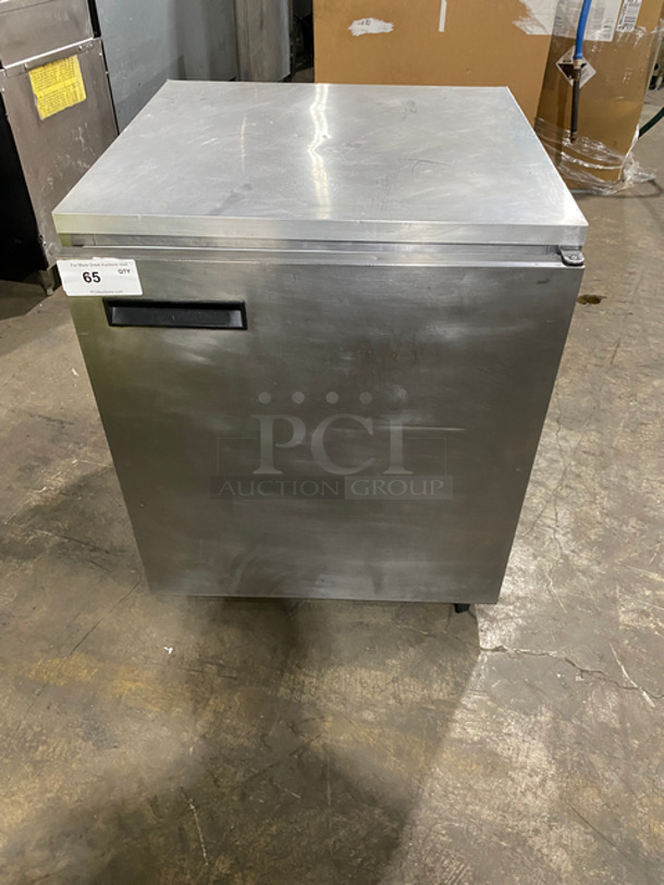 Commercial Single Door Lowboy/ Worktop Cooler! With Poly Coated Racks! All Stainless Steel!