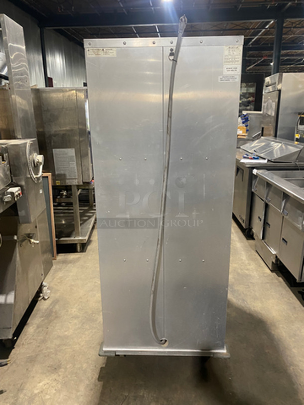 Cres Cor Commercial Insulated Warming/Proofing Cabinet! With 2 Half Doors! Holds Full Size Trays! All Stainless Steel! On Casters! Model: 5495039 SN: HJHK5125 120V 60HZ 1 Phase! Not Tested!  - Image 2 of 8